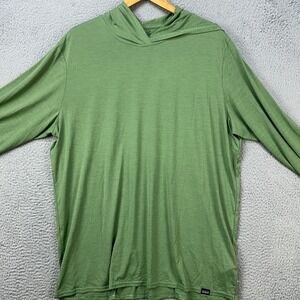 Patagonia Clean Climbing Sweatshirt Long Sleeve Mens 2XL Green Hoodie Athletic